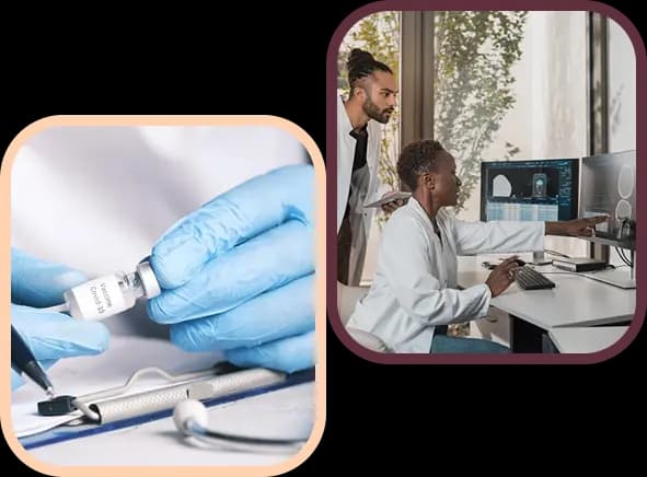 Healthcare professional and patient